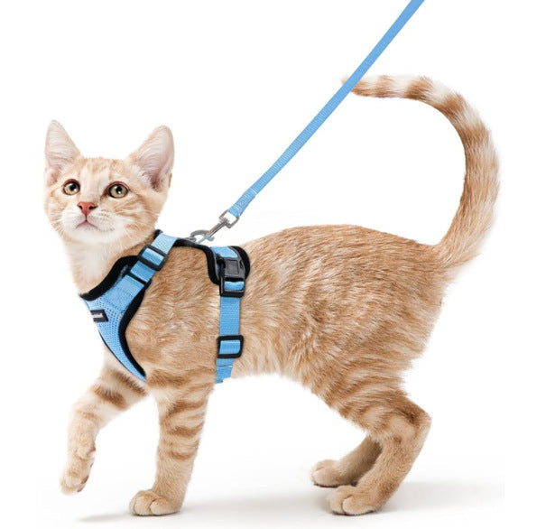Reflective vest harness with adjustable lead, ideal for everyday use