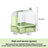 Cage-Mounted Bird Bath Basin with Optional Sensor Version