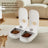 Timed Automatic Pet Feeder with Dry and Wet Food Compartments for Dogs and Cats