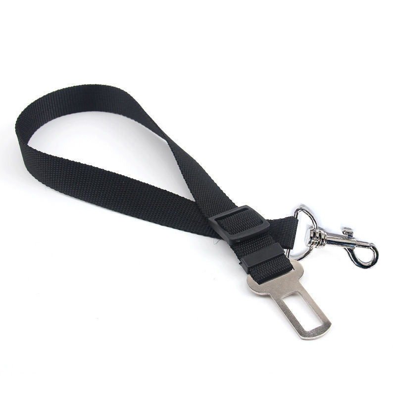Adjustable dog car seat belt lead in 10 colour options