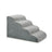Grey foam pet stairs with removable washable cover, photo 4