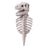 Lightweight dinosaur skeleton costume for dogs and cats, available in 3 colours, image 5