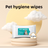 Pet Grooming Wipes and Disposable Gloves Kit for Cats and Dogs