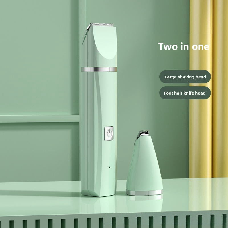 LCD Display Pet Clipper Kit with Nail Grinder, Silent Shaver