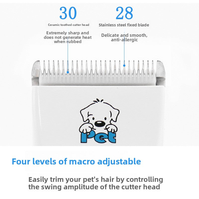 Cordus Pet Grooming Clipper Adjustable Blade