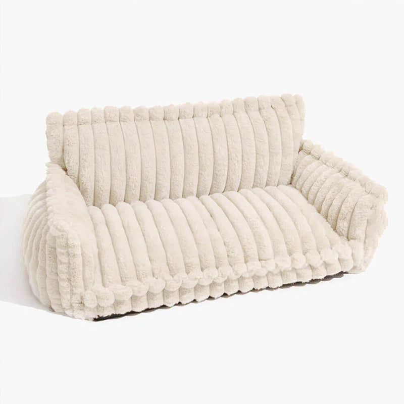 Plush pet sofa bed with removable pad for dogs and cats, photo 12