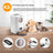 Automatic Pet Feeder 4.5L with Timed Programmable Feeding and App Control