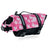 Dog life jacket swim vest with adjustable straps in floral print, view 25