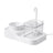 Automatic Cat Water Fountain with Silent Pump, 6 Filter Boxes and Multiple Power Options