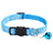 Colourful paw print cat collar with little bell, product image 10