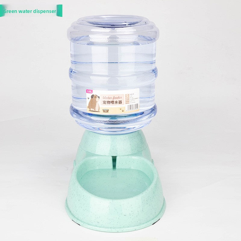 Automatic Pet Feeder and Water Drinker, Large Capacity Plastic Dispenser for Cats and Dogs