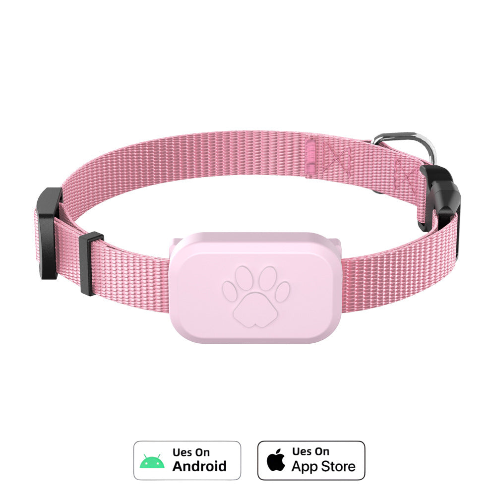 Silicone pet collar with built-in Bluetooth locator in black, product image 8