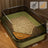Extra Large Semi-Enclosed Cat Litter Box, High Sided Anti-Splash