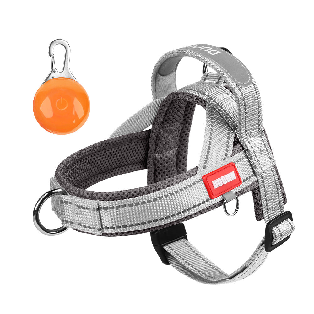 Saddle dog harnesses in two tone and tactical styles