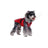 Padded dog coat with faux fur collar, available in 4 colours, image 5
