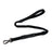Reflective bungee dog lead in fluorescent green with metal clip