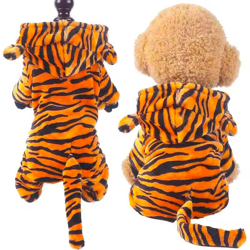 Coral fleece animal costume for dogs and cats, available in 7 styles, image 2