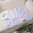 Small coral fleece pet mat, product gallery photo