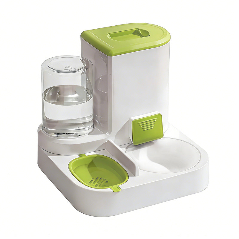 Automatic Pet Feeder and Water Dispenser for Pets with Optional Steel or Ceramic Bowl