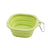 Outdoor Portable Folding Silicone Pet Bowl with Carabiner, 350ml and 650ml Sizes