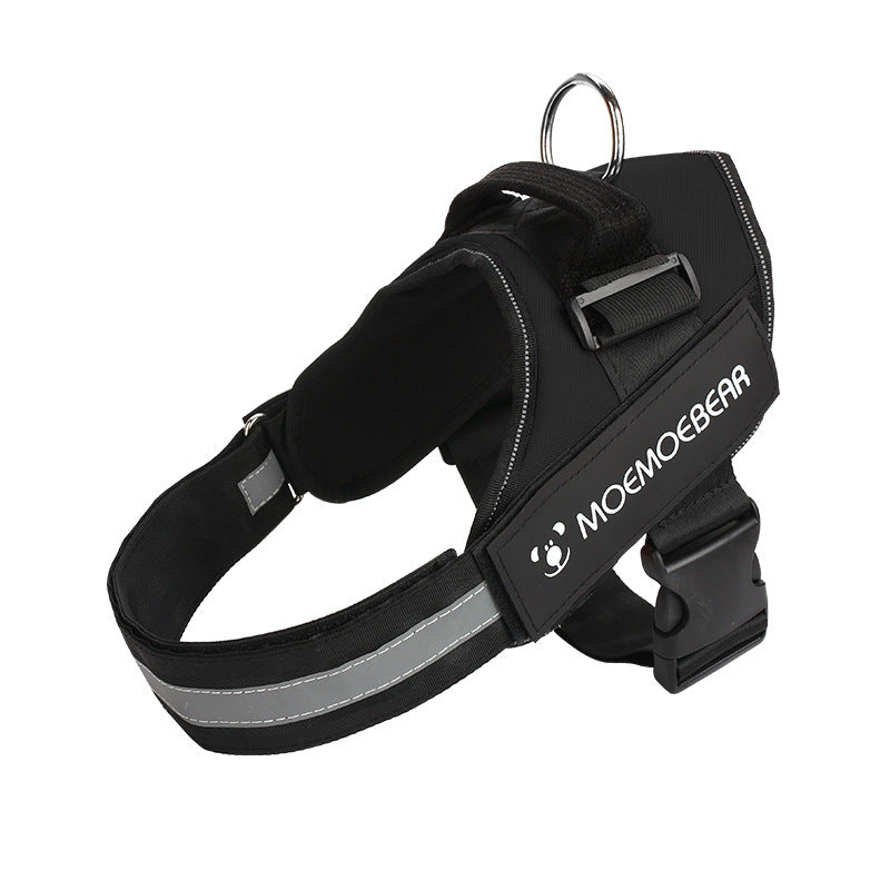 Reflective Oxford dog harness, 6 sizes available from Pet Royale UK