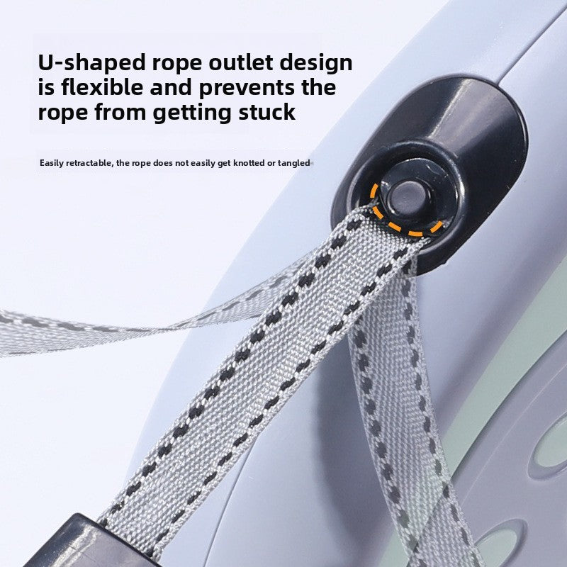 Reflective retractable dog lead with ergonomic handle, product image 2