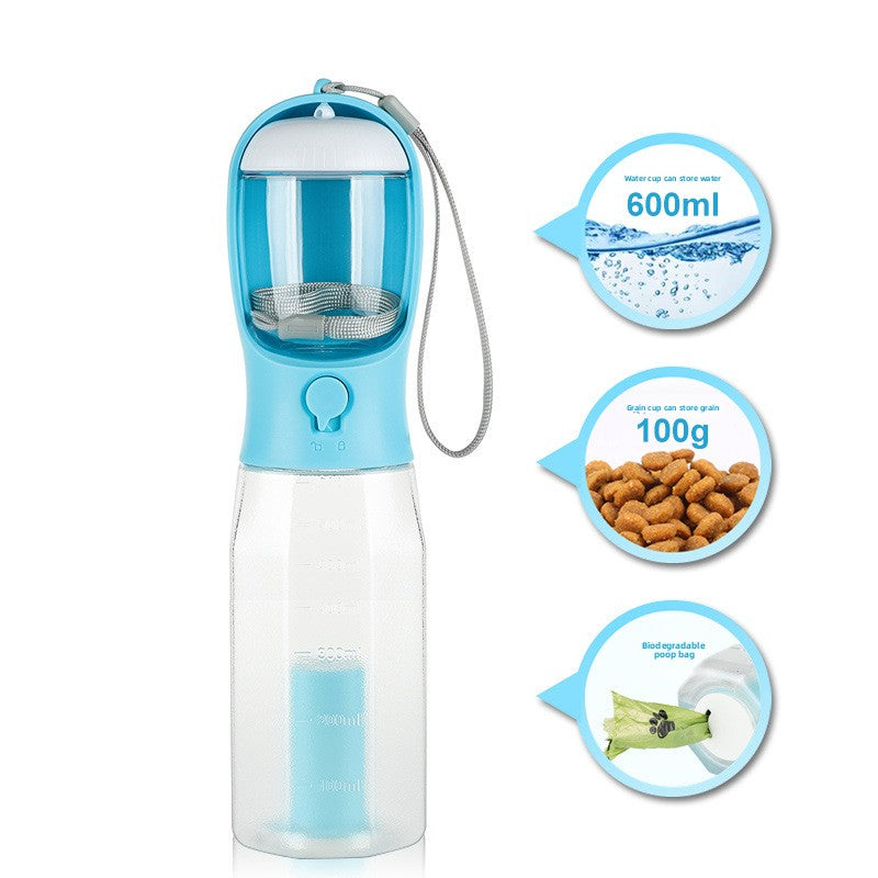 Multifunctional Three-in-One Pet Water Bottle