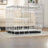 Foldable iron pet crate for small dogs, detail photo 39