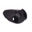 Lightweight black nylon dog vest for everyday wear in Black, material detail
