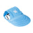 Canvas dog baseball cap for sun protection in Blue, in a home setting