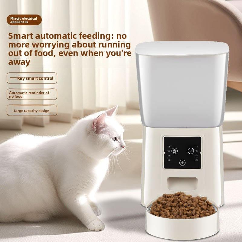 Smart Pet Feeder with Camera Automatic Feeding Device