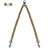 Double ended retractable lead for walking two dogs from one handle