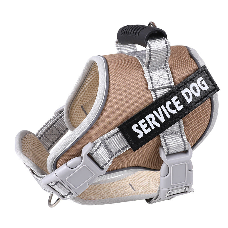 Reflective vest dog harness, ideal for everyday use