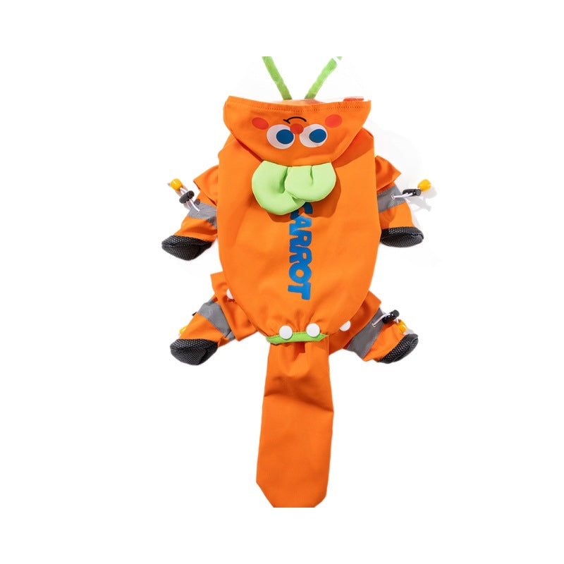 Four leg waterproof dog raincoat, available in 15 styles, image 4