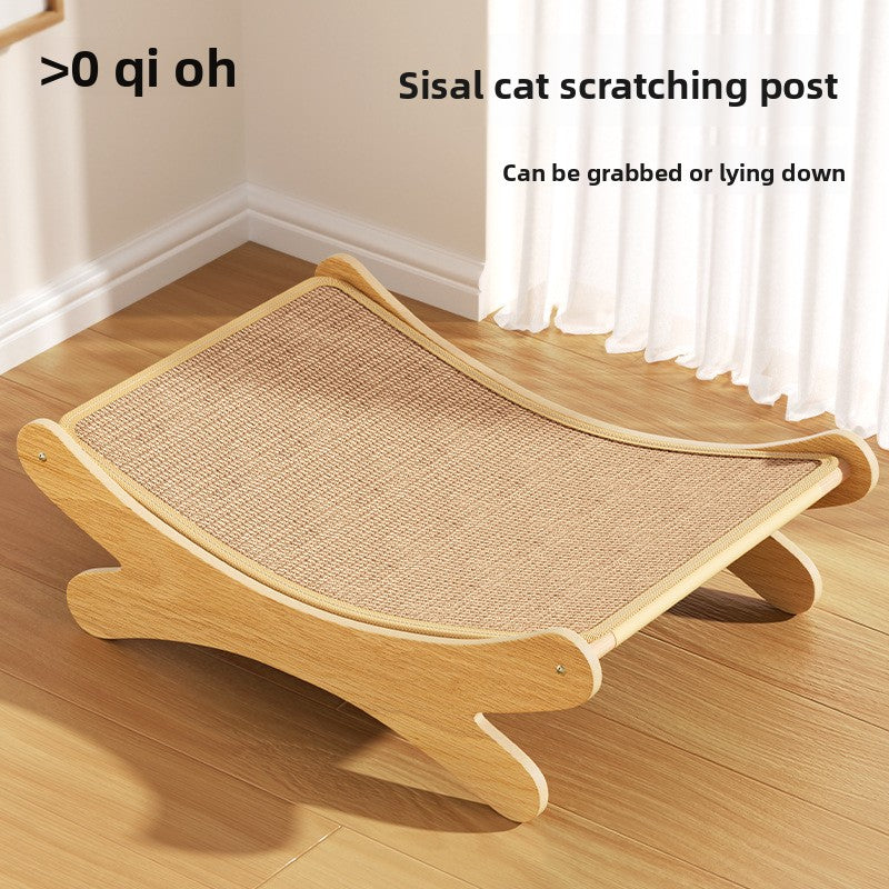 Jute cat scratching rocking bed for cats, main product photo