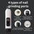 6-Speed Electric Pet Nail Grinder with LED Light for Dogs and Cats