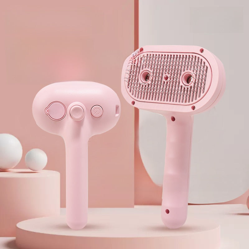 Electric Pet Hair Comb with Spray, Optional Dry Shampoo