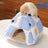 Breathable hamster yurt hideout bed with cartoon bear print
