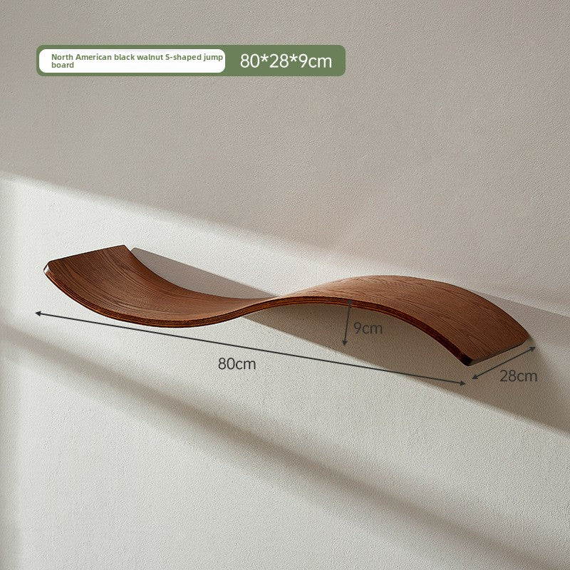 Solid wood wall-mounted cat furniture, detail photo 13