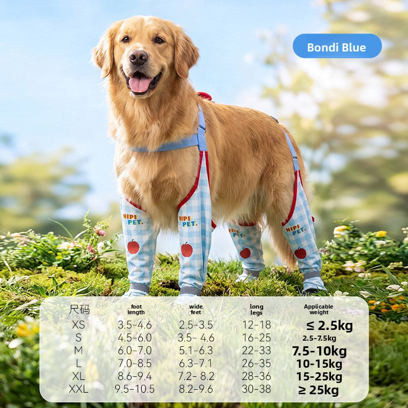 Anti-slip dog shoes with TPE soles and straps, product image 18