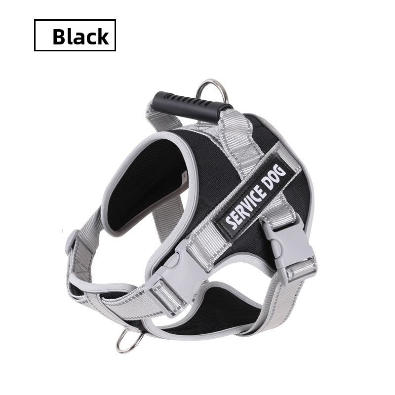 Reflective breathable dog vest harness with lead, product image 17