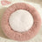 Plush faux rabbit fur pet nest bed for cats in Camel, second detail photo
