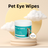 Pet Dental Finger Wipes and Grooming Gloves Set for Dogs and Cats