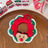 Hand-crocheted Christmas collar for cats with snowflake design, product image 7
