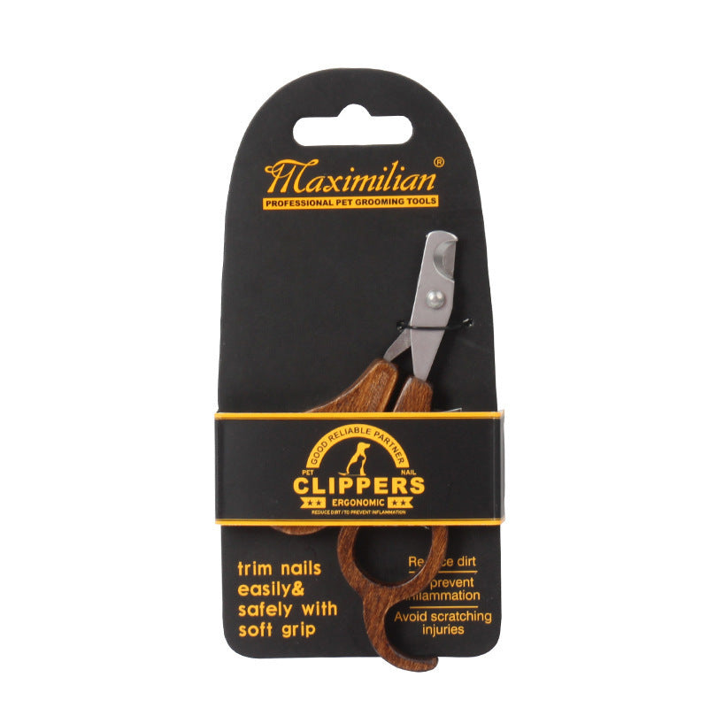 Stainless Steel Pet Nail Clippers with Ergonomic Handle