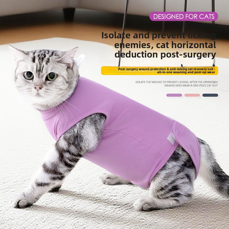 Stretch cotton cat body suit, available in 3 colours, sizes Small to Large, image 1
