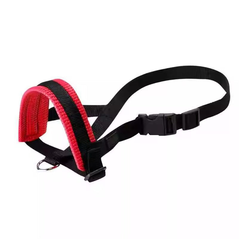 Breathable Mesh Dog Muzzle, Adjustable Anti-Bite Mouth Cover