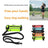 Running dog leads with waist belt in five colours