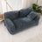 Sofa Style Plush Kennel Bed for Dogs and Cats, S to XXXL