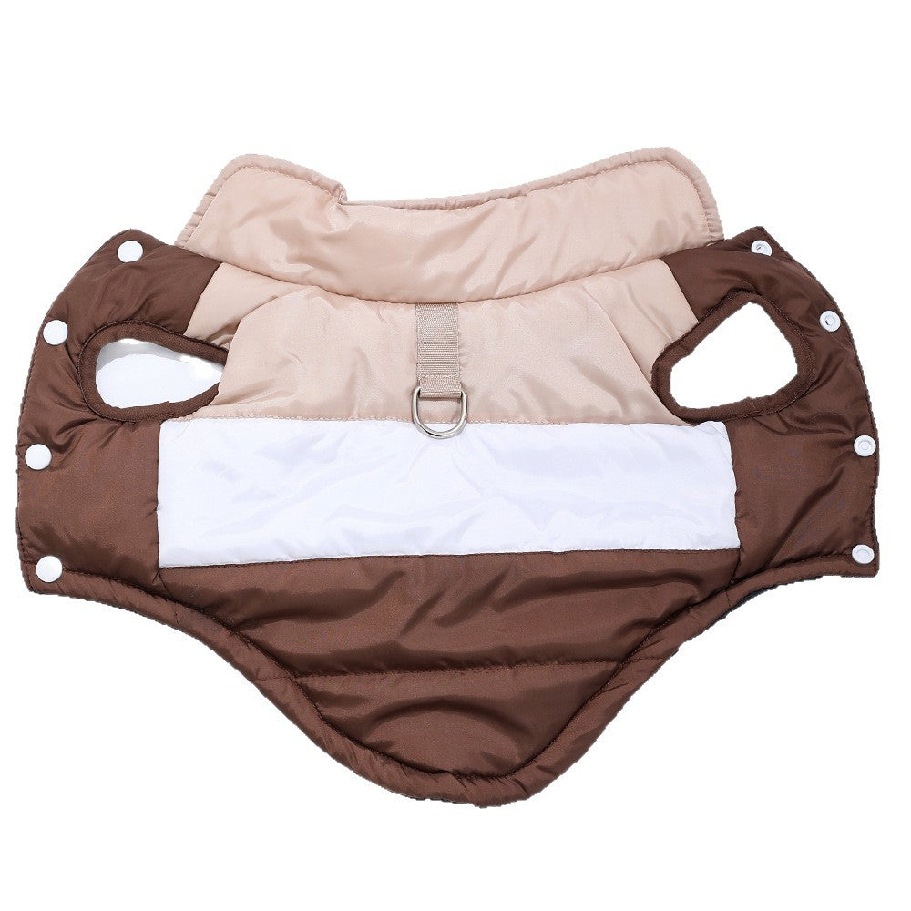 Two tone dog vest with lead ring, available in 3 colours, image 4